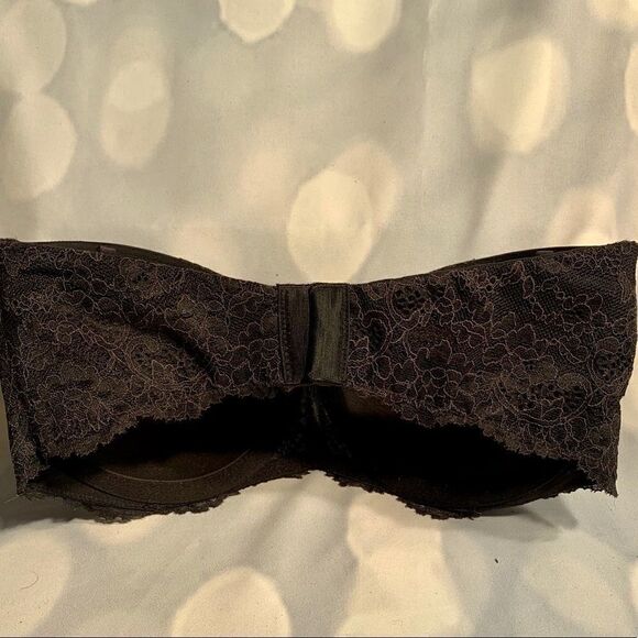 VICTORIA’s SECRET BLACK w LACE DREAM ANGELS MULTI-WAY 32DDD - Picture 4 of 5